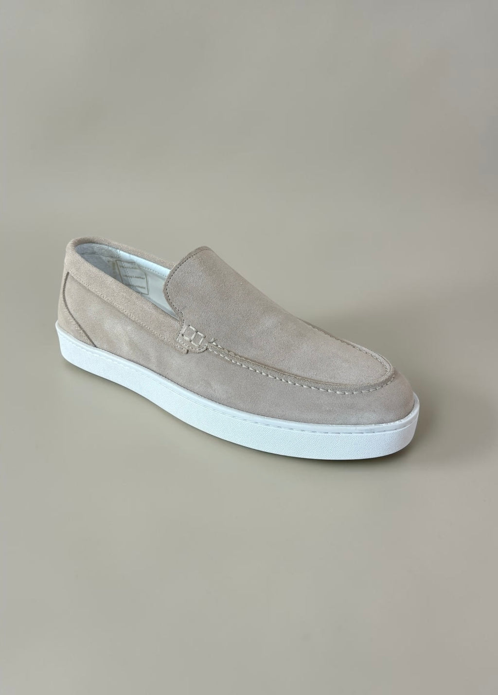 Suede Sneaker Loafers in Sand