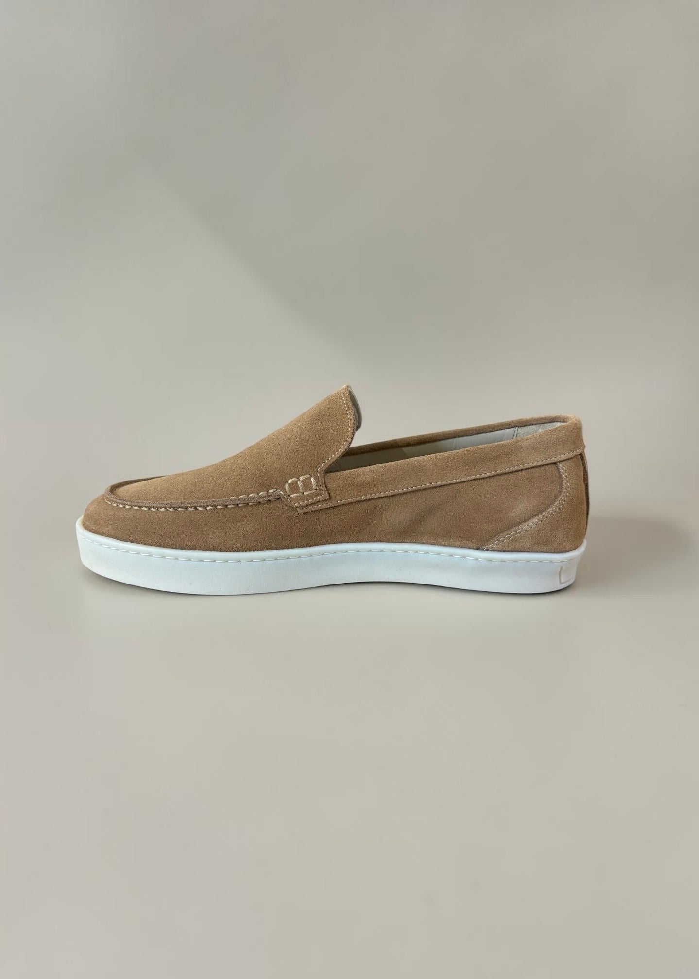 Suede Sneaker Loafers in Sigarro