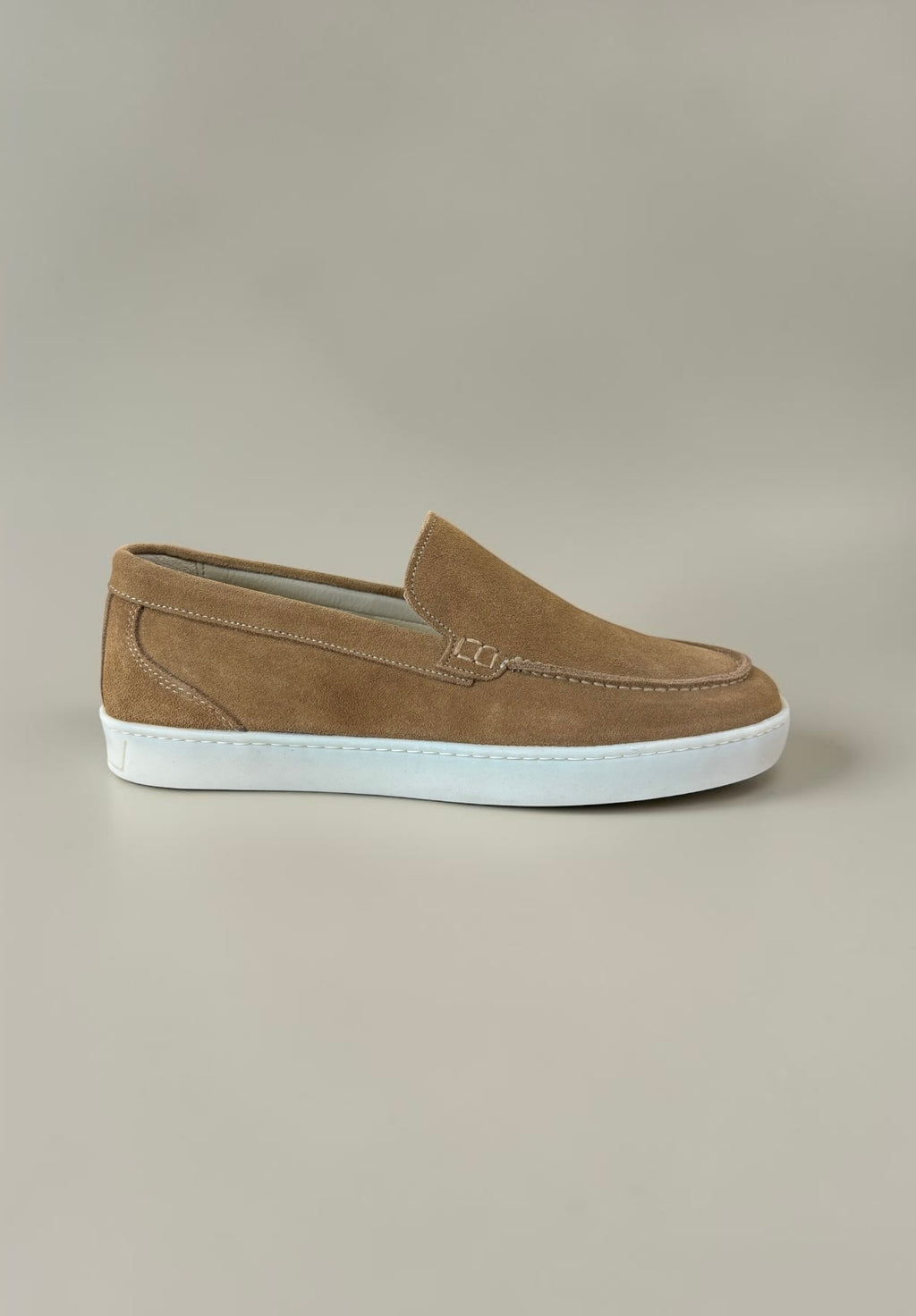 Suede Sneaker Loafers in Sigarro