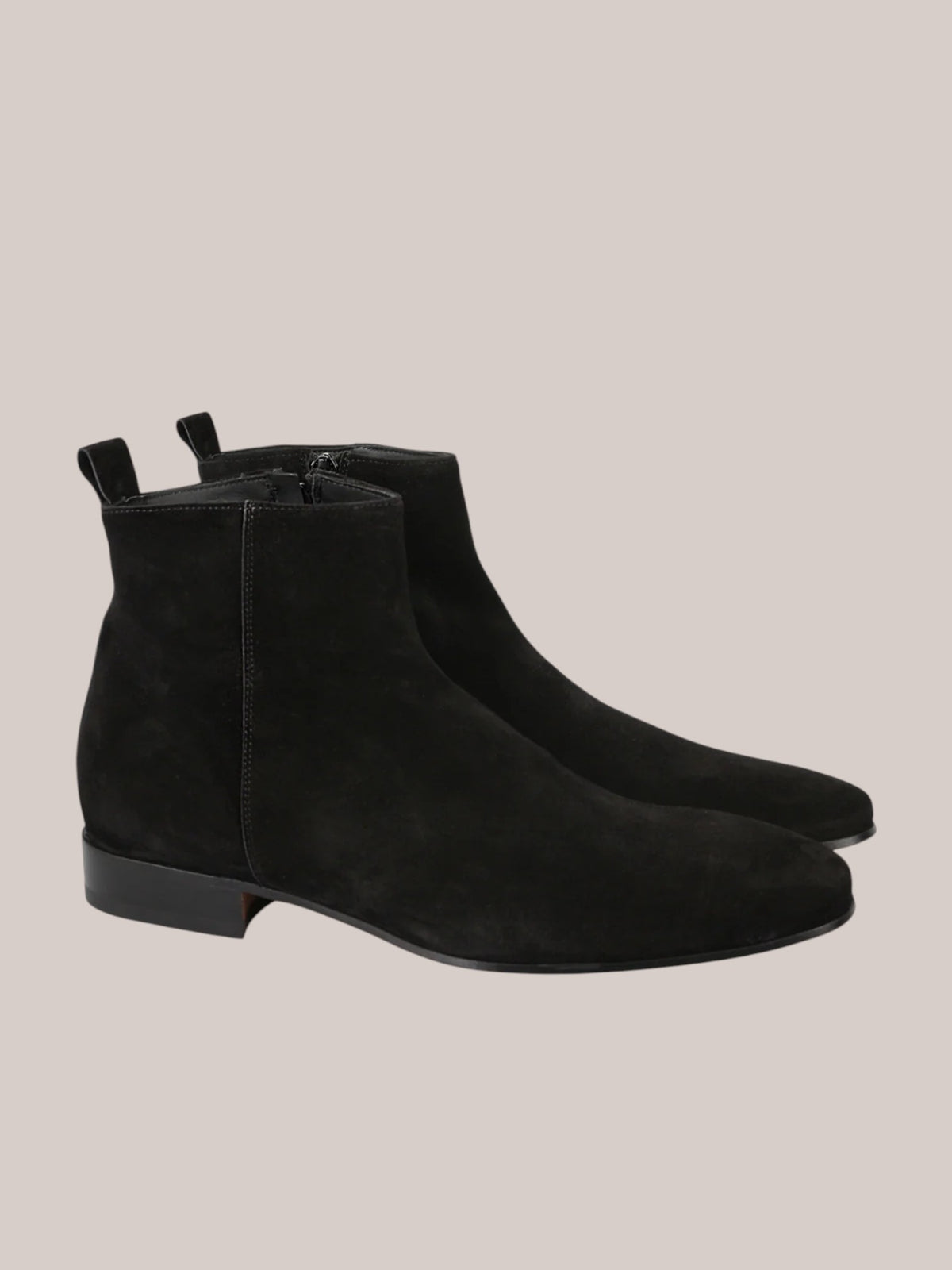 Suede Black Boot