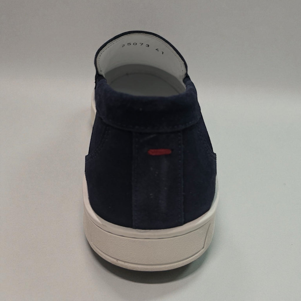 Allebasi Suede Sneaker Loafers in Navy