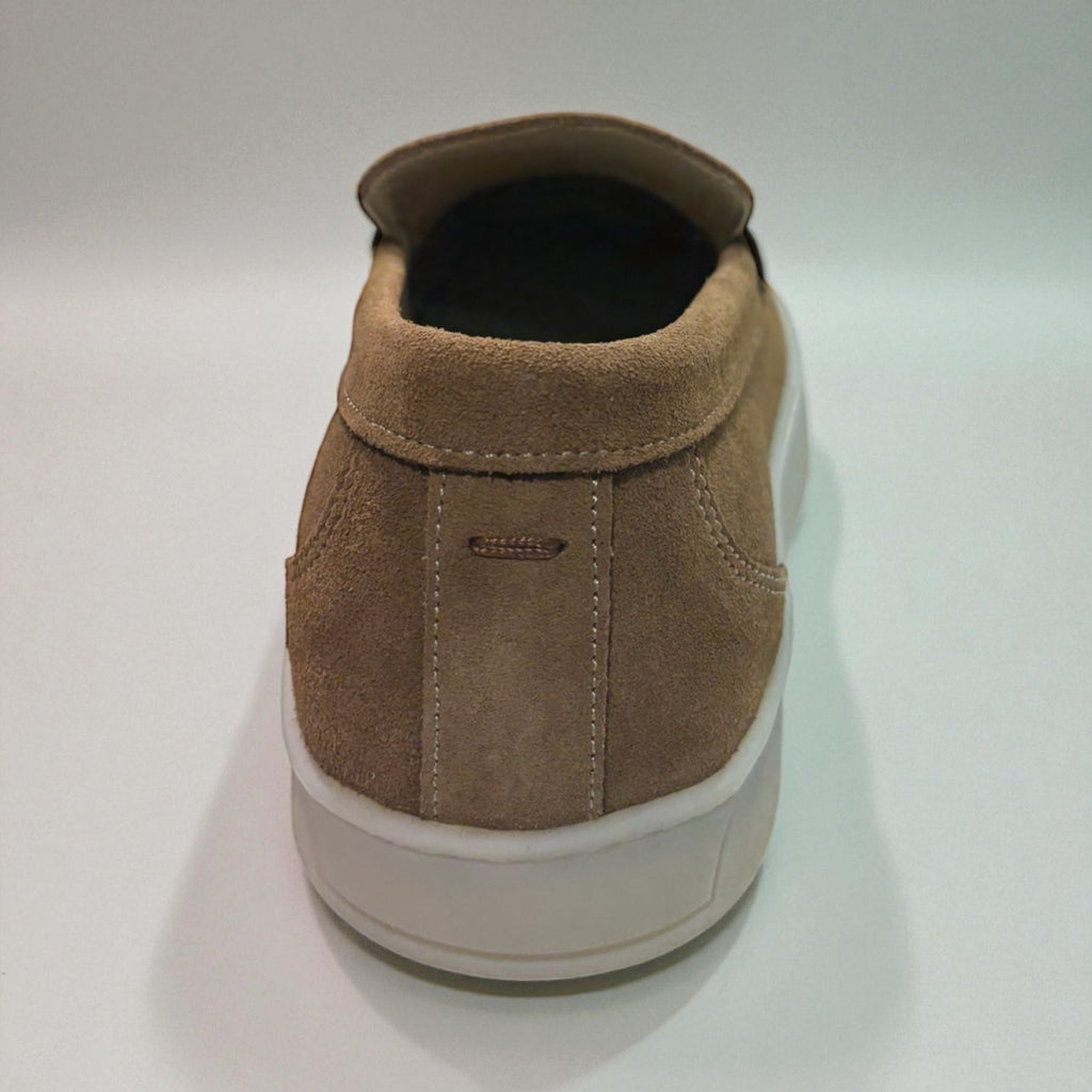 Allebasi Suede Sneaker Loafers in Sigarro