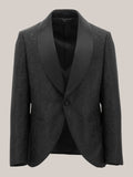 Black Paisley Shawl Lapel Dinner Jacket