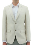 Allebasi Beige Linen Sports Jacket