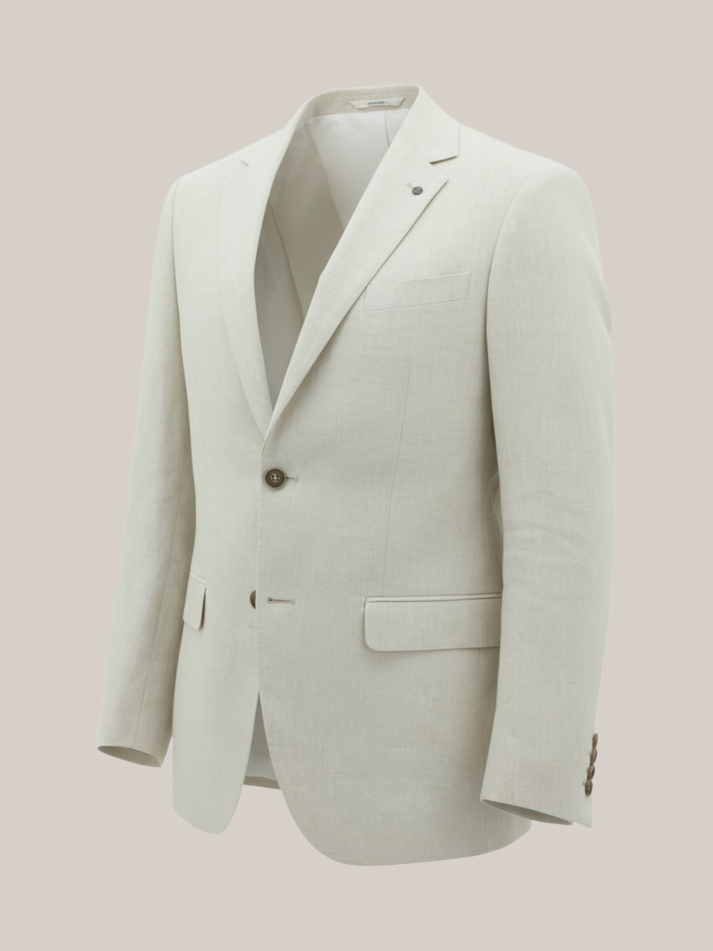 Beige Linen Sports Jacket