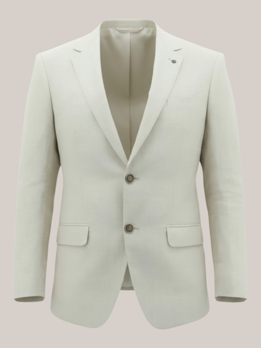 Beige Linen Sports Jacket