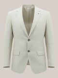 Beige Linen Sports Jacket
