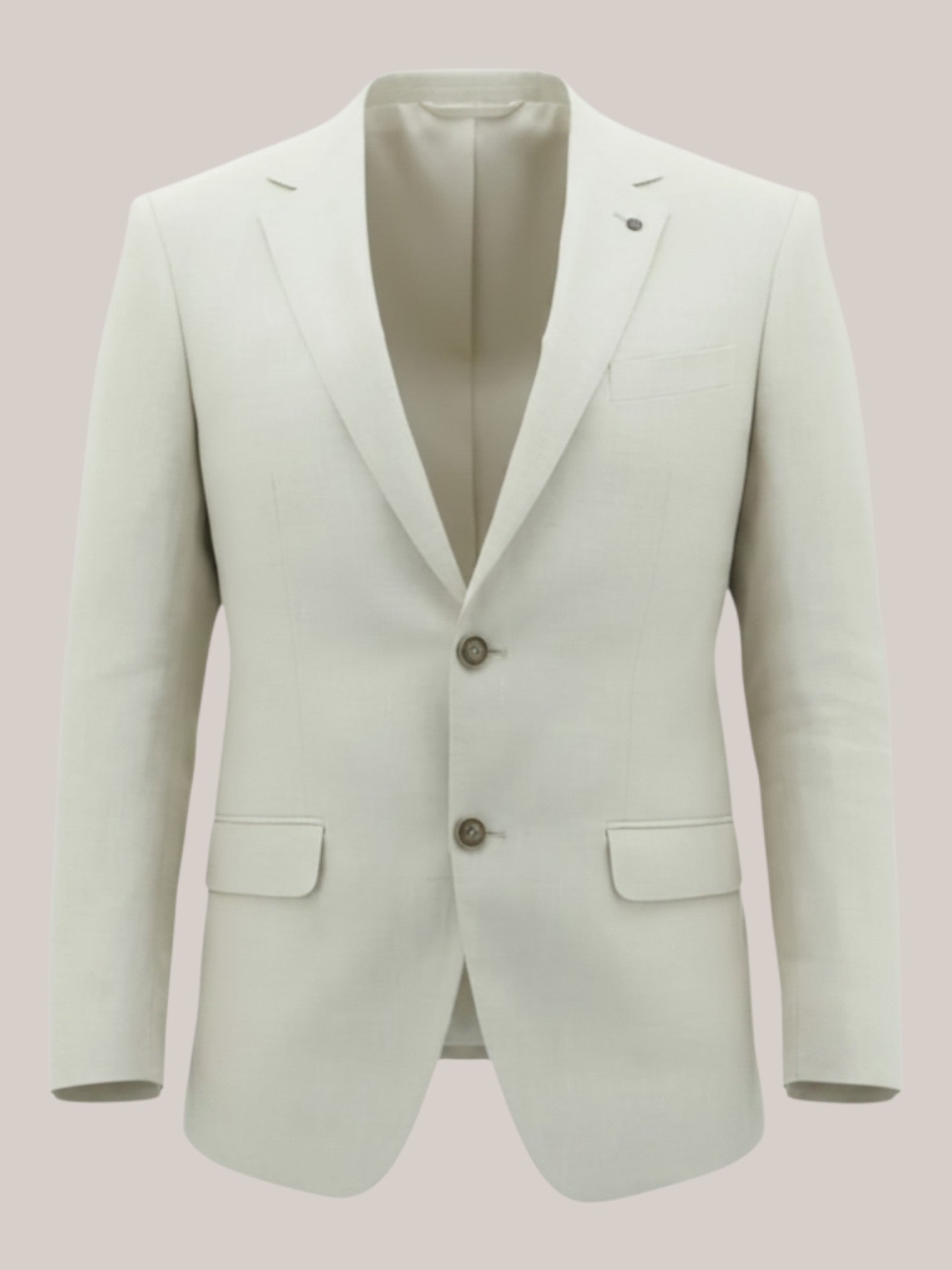 Beige Linen Sports Jacket
