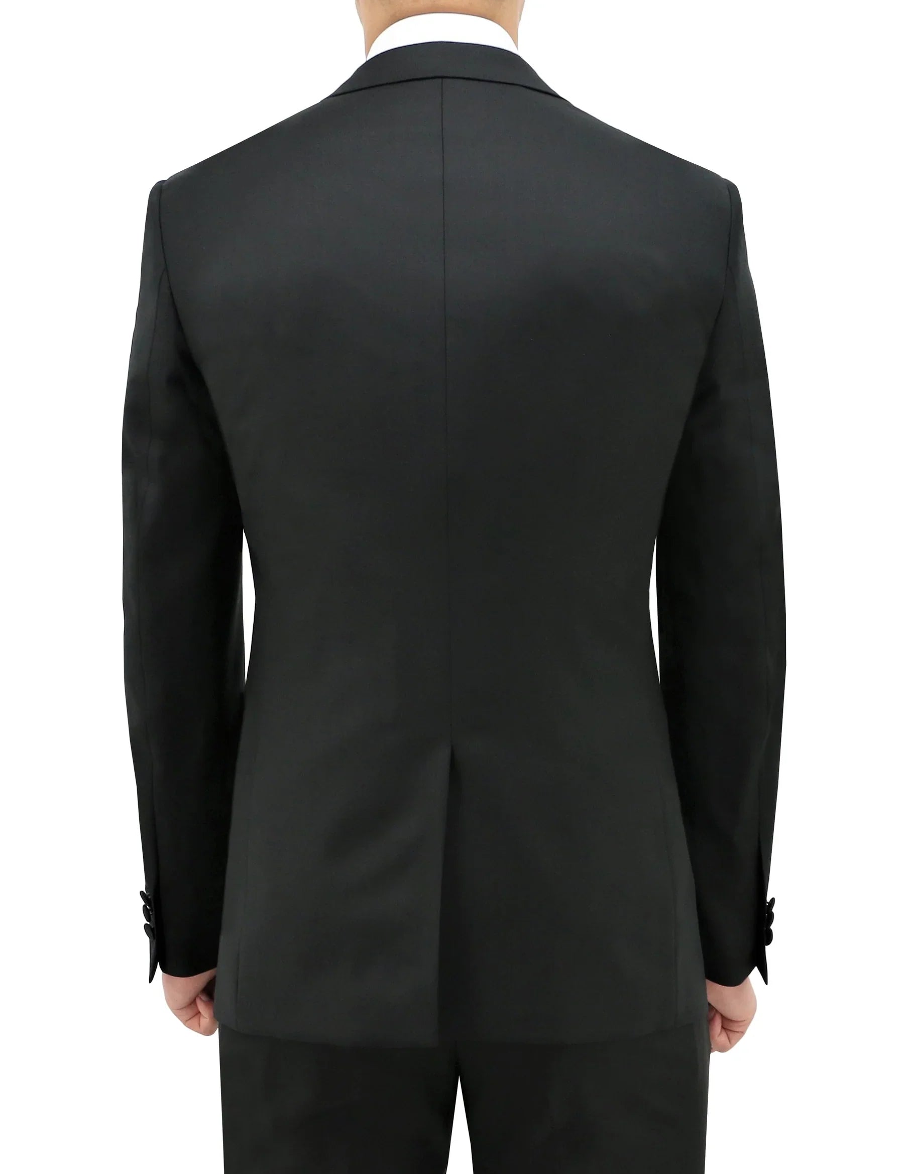 Allebasi Black Peak Lapel Dinner Suit