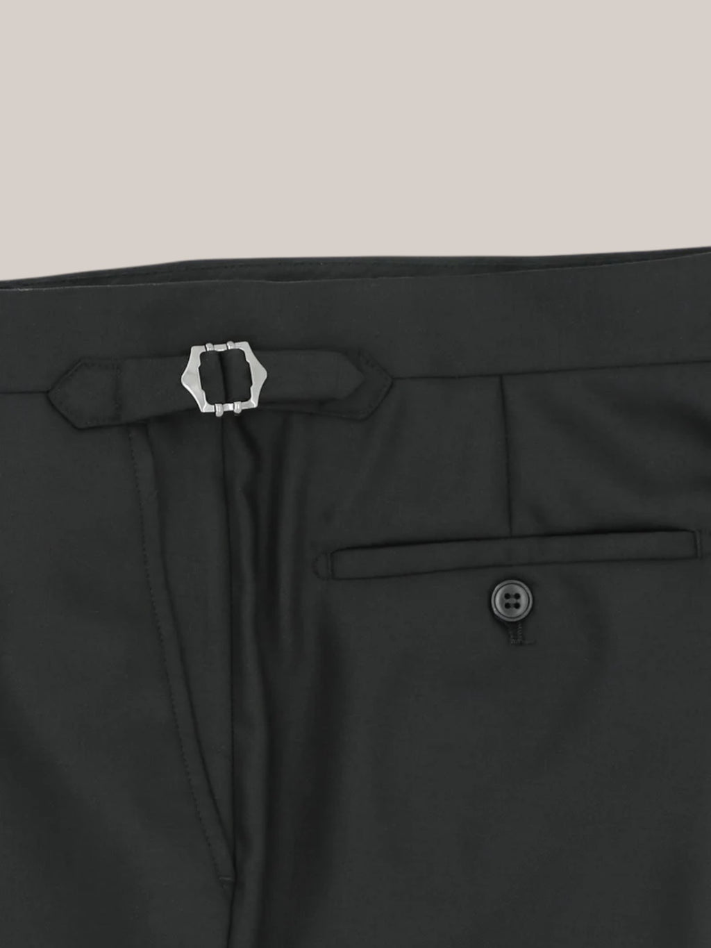 Black Trouser with Side Buckle