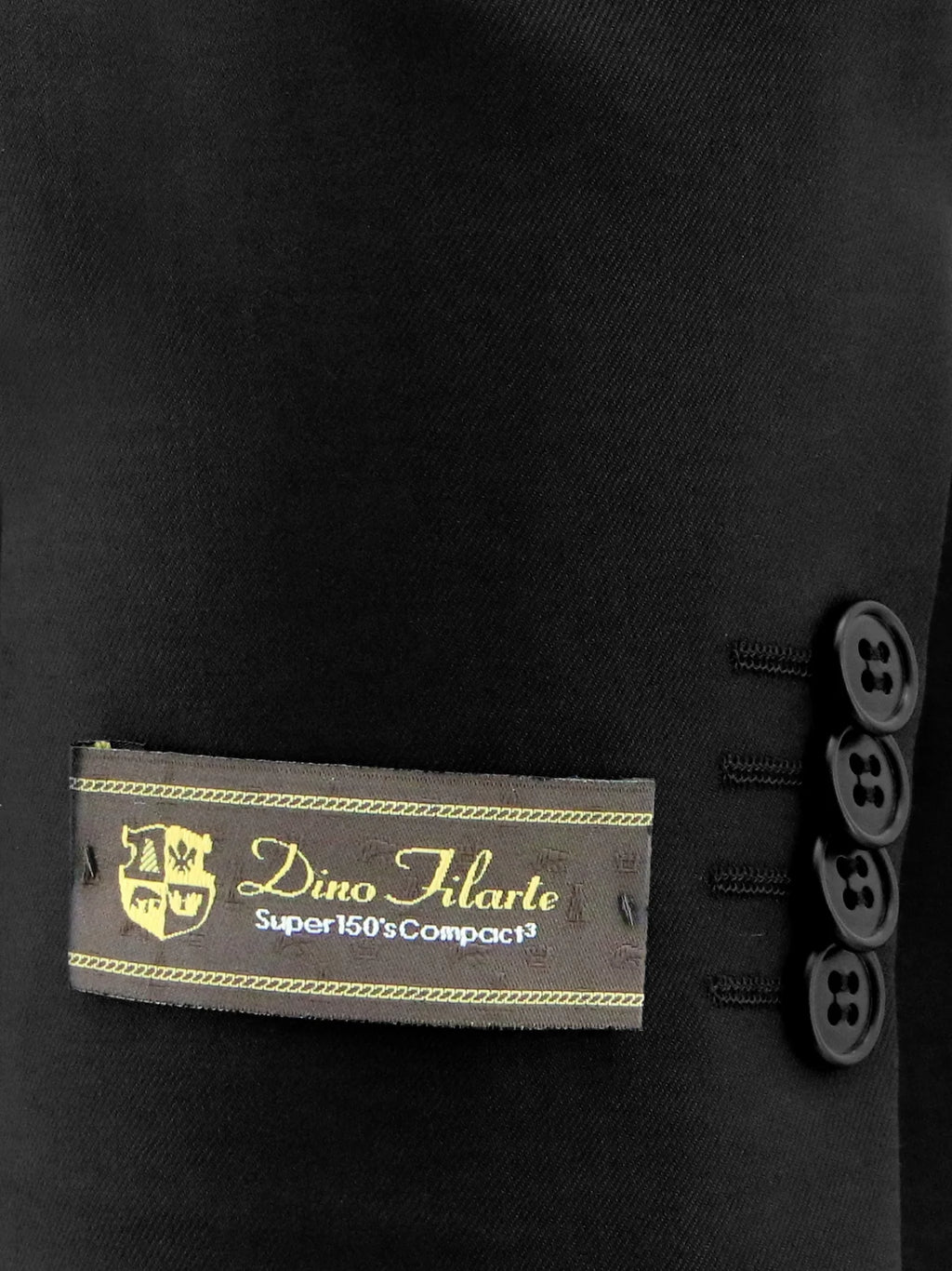 Black Super 150'S Suit