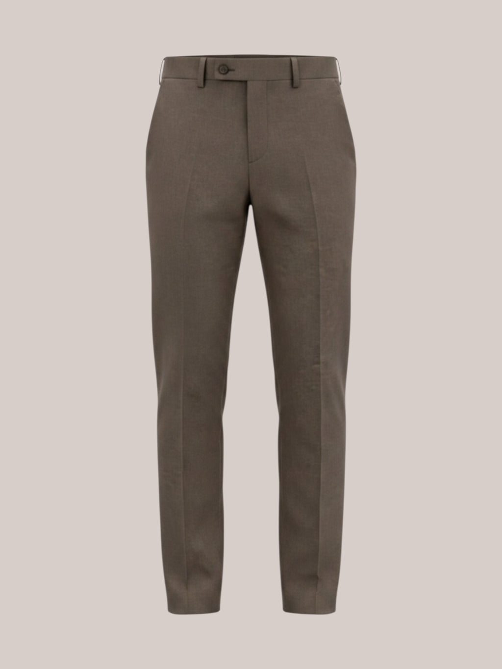 Brown French Linen Trouser