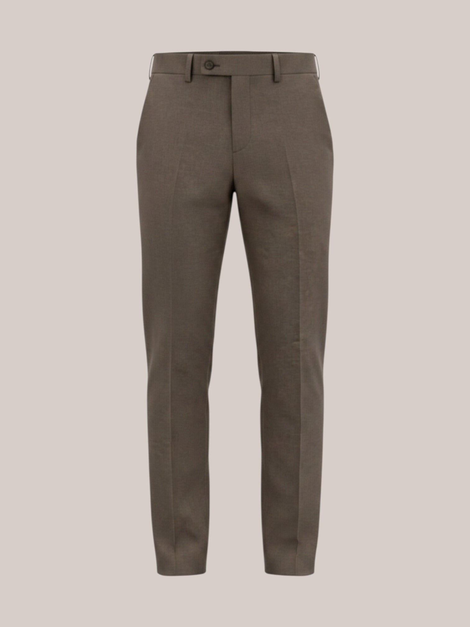Brown French Linen Trouser