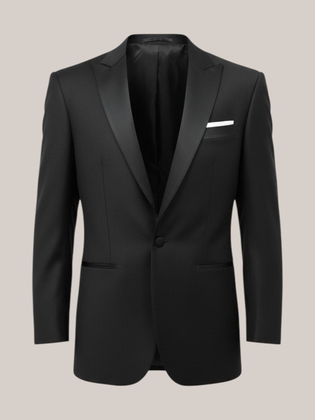 Black Peak Lapel Dinner Suit
