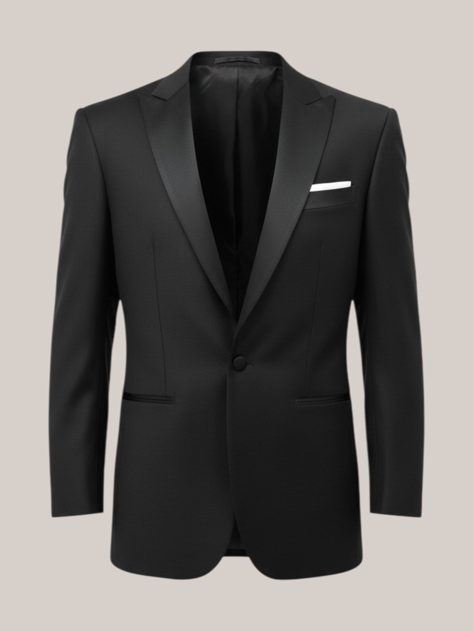 Black Peak Lapel Dinner Suit