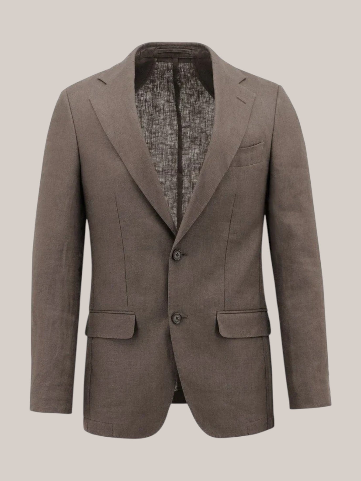 Brown French Linen Jacket