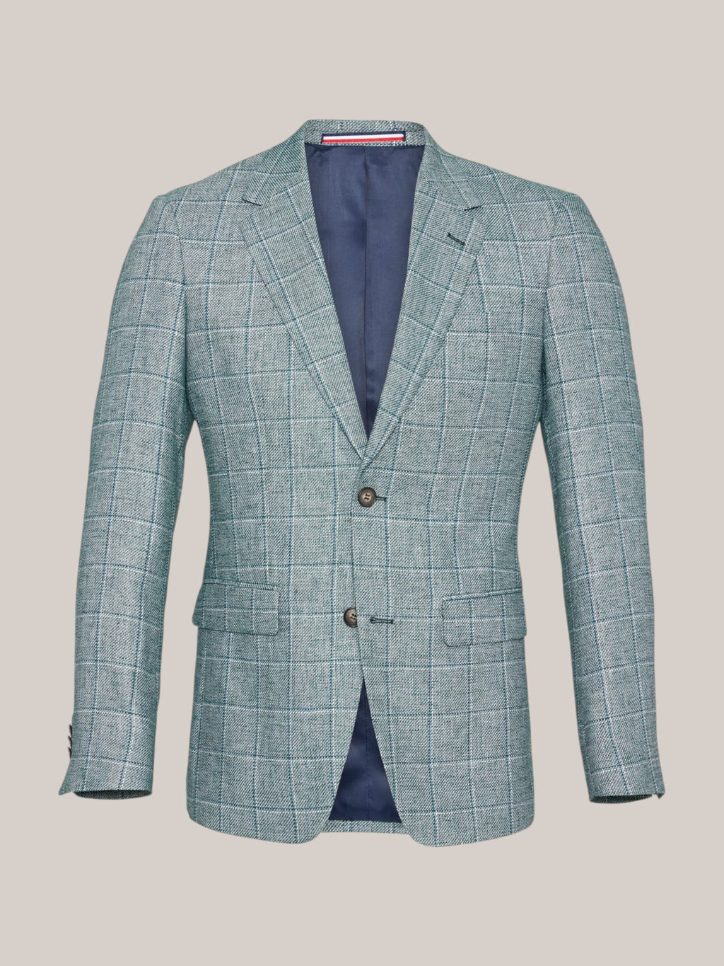 Green Chequered Sports Jacket